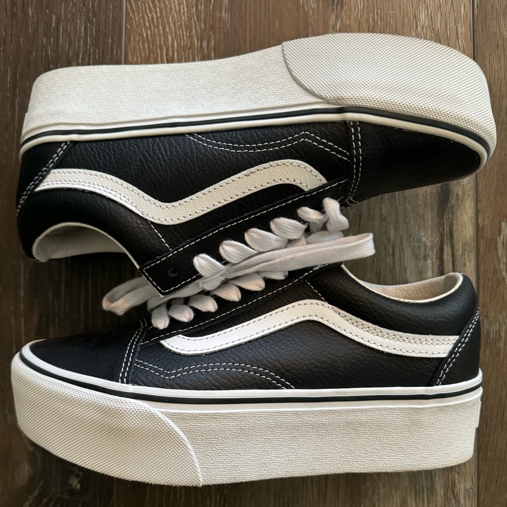Vans Old Skool Stackform Shoe (leather)